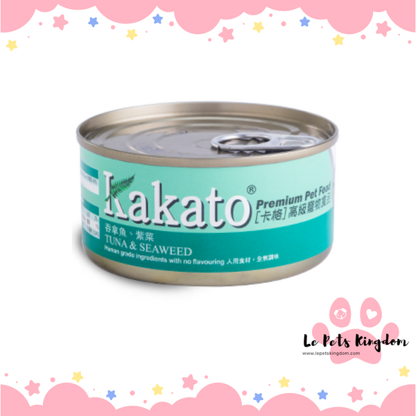 Kakato Tuna And Seaweed Canned Food For Cat & Dog Food