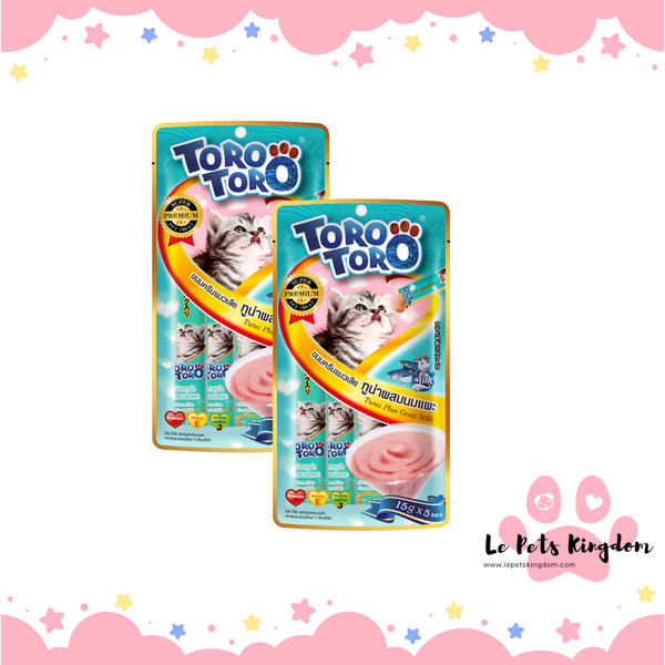 [BUNDLE OF 2] Toro Toro Tuna Plus Goat Milk Liquid Cat Treats 75g