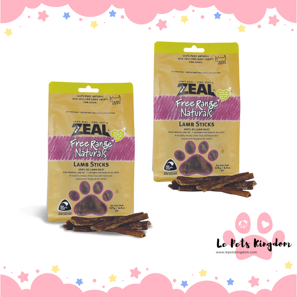 [BUNDLE OF 2] Zeal - Lamb Sticks 125g