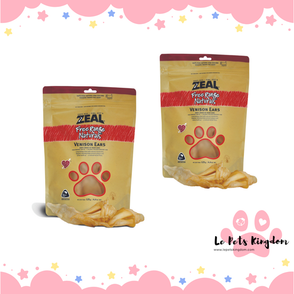 [BUNDLE OF 2] Zeal - Venison Ears 125g