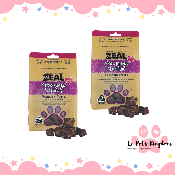 [BUNDLE OF 2] Zeal - Venison Puffs 85g