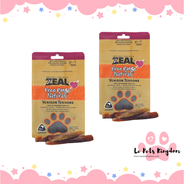 [BUNDLE OF 2] Zeal - Venison Tendons 125g