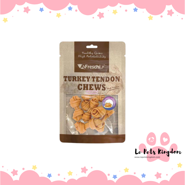 AFreschi Knotted Turkey Tendon Bone Dog Chews 130g