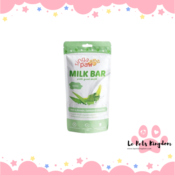 Sing-A-Paw Milk Bar with Goat Milk ( Pandan )