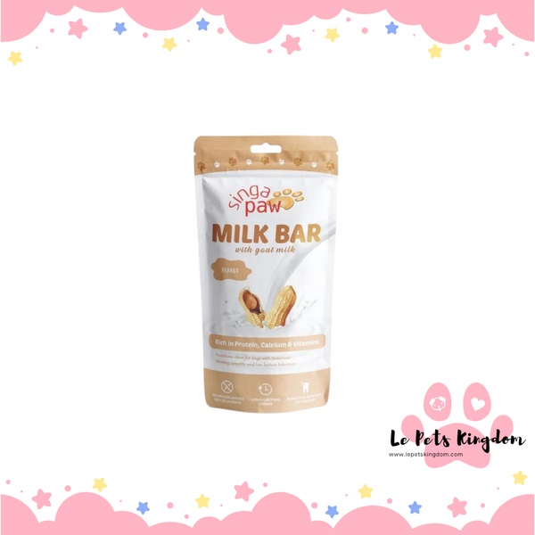 Sing-A-Paw Milk Bar with Goat Milk ( Peanut )