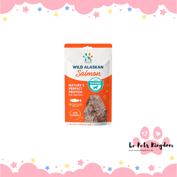 Singapaw Wild Alaskan Salmon With Seaweed Dog Treat 70G