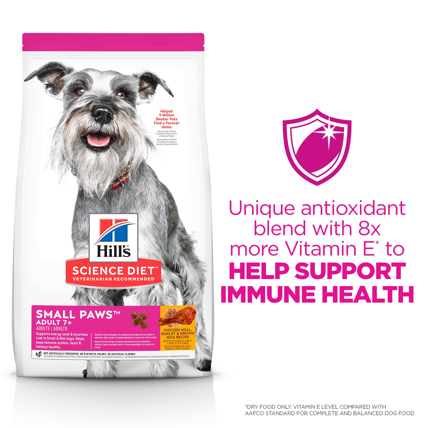 Hills Science Diet Adult 7+ Small Paws Chicken Dry Dog Food