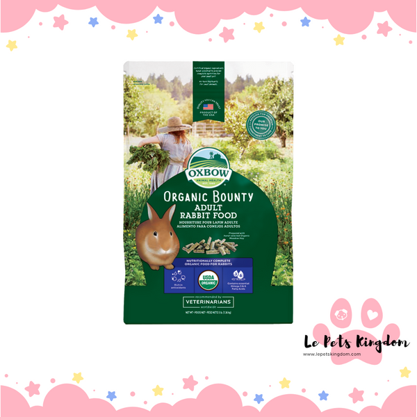 Oxbow Organic Bounty Adult Rabbit Food 3lb