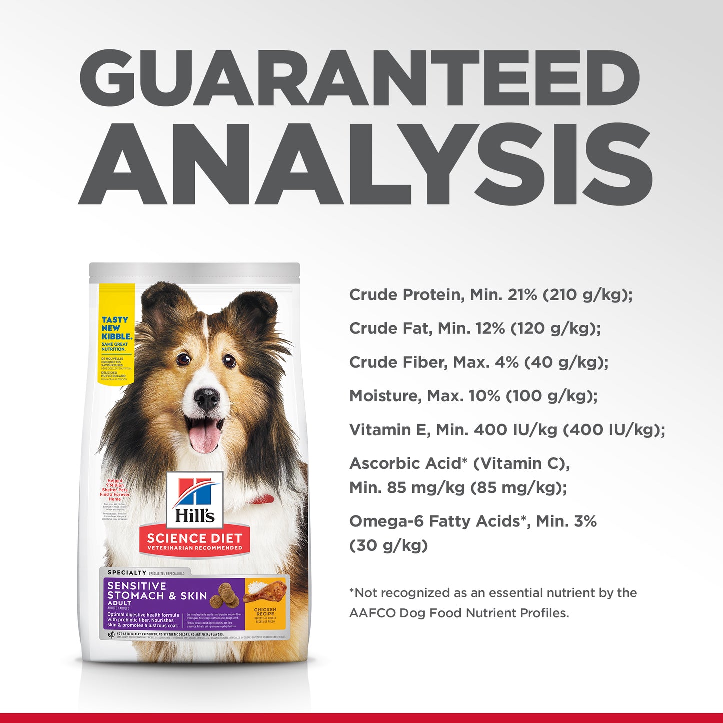 Hills Science Diet Adult Sensitive Stomach & Skin Chicken Recipe Dry Dog Food 13.6Kg