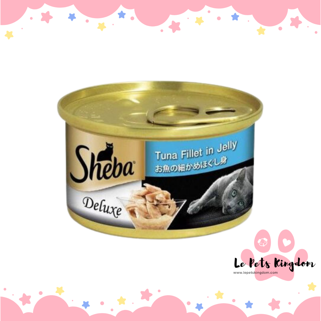 Sheba Tuna Fillet In Jelly Canned Cat Food 85g