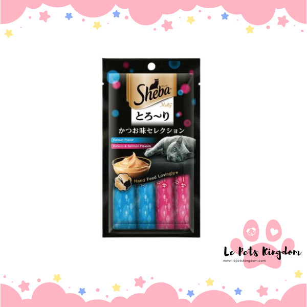 Sheba Melty Katsuo & Salmon Cat Treat 48g