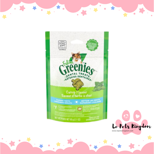 Greenies Catnip Flavor Dental Cat Treats 2.1oz