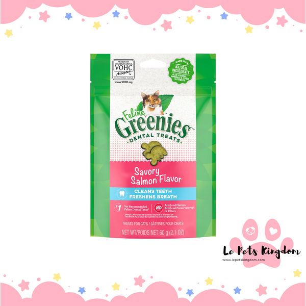 Greenies Salmon Flavor Dental Cat Treats 2.1oz