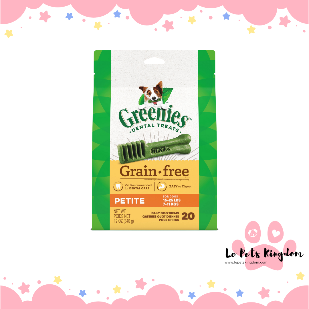 Greenies Dental Pack Grain Free Petite Dog Treat 340g