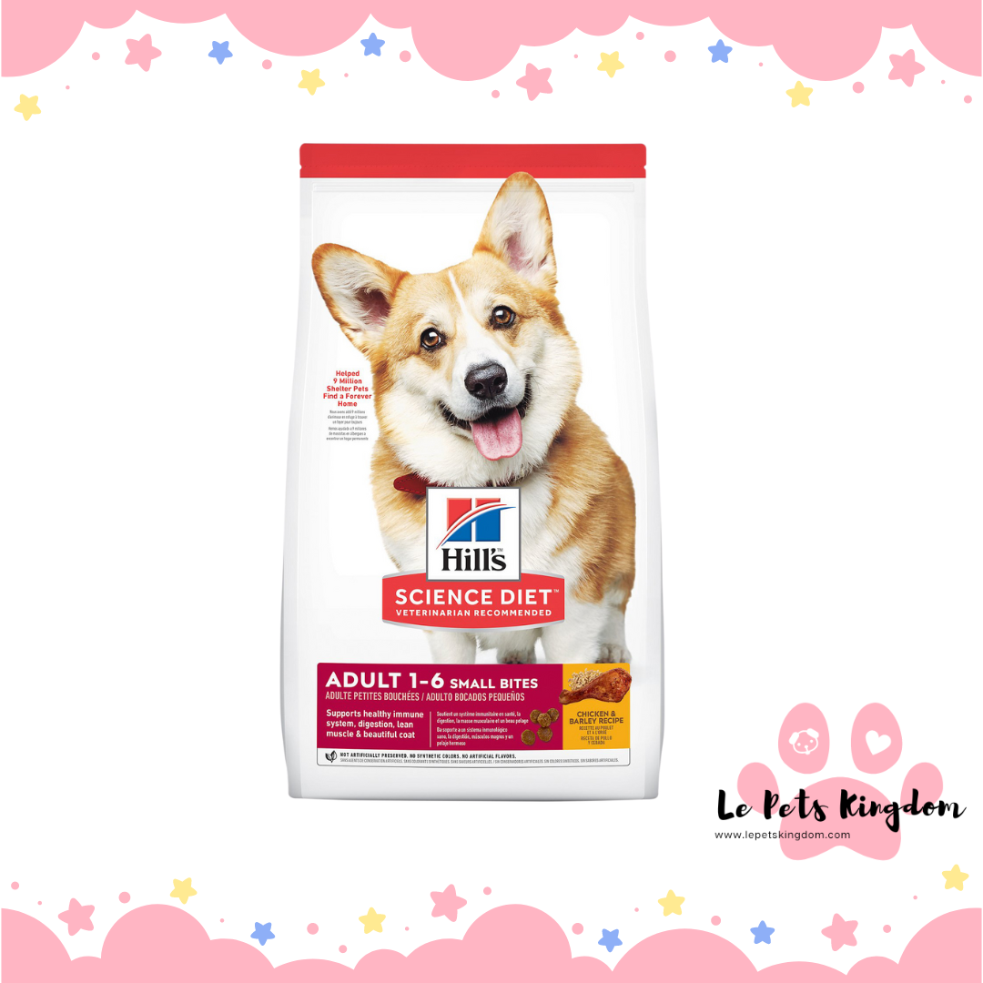 Hills Science Diet Adult Original Small Bites Chicken & Barley Dry Dog Food