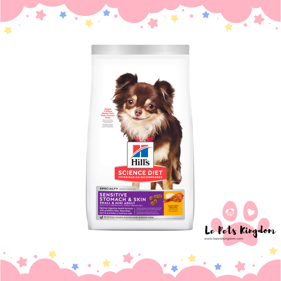 Hills Science Diet Sensitive Stomach & Skin Small and Mini Adult Dry Dog Food 1.8kg