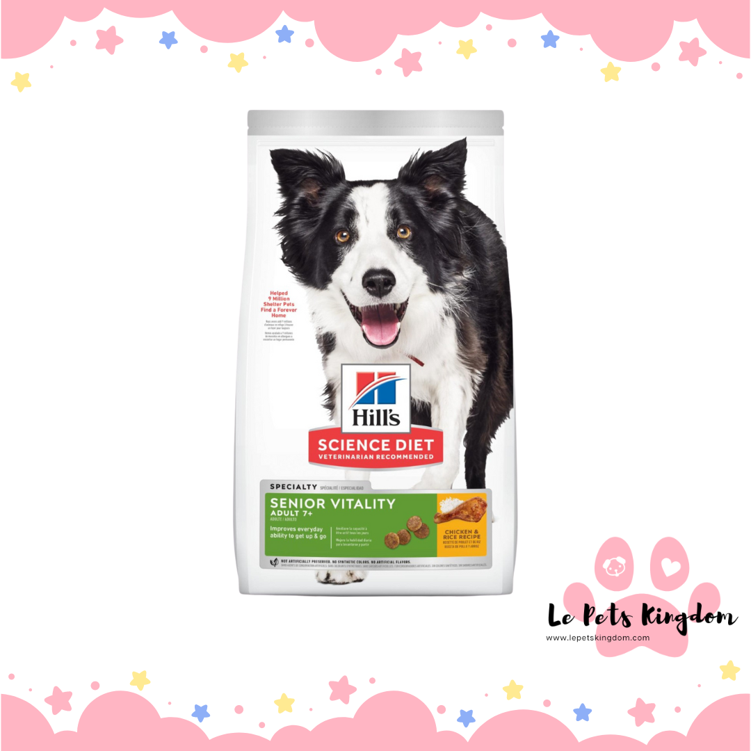 Hills Science Diet Youthful Vitality Adult 7+ Dry Dog Food