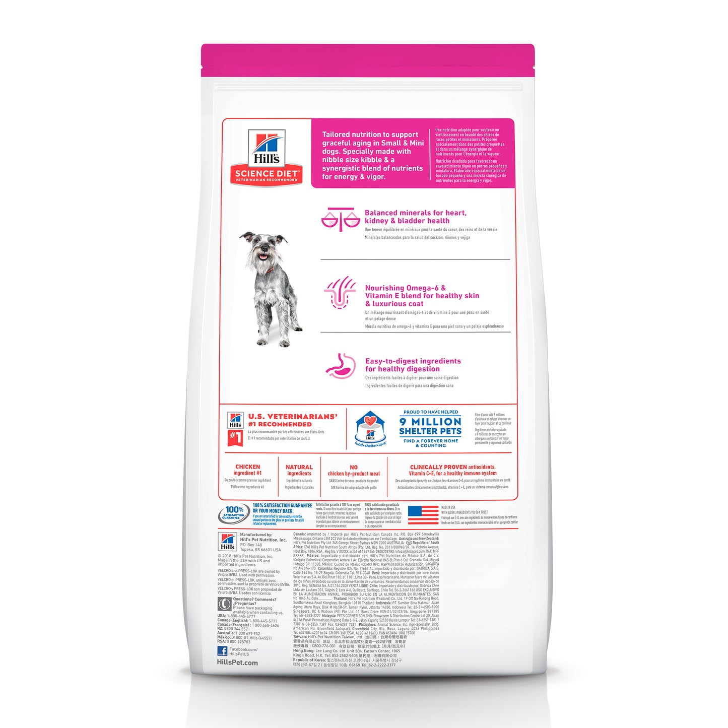 Hills Science Diet Adult 7+ Small Paws Chicken Dry Dog Food