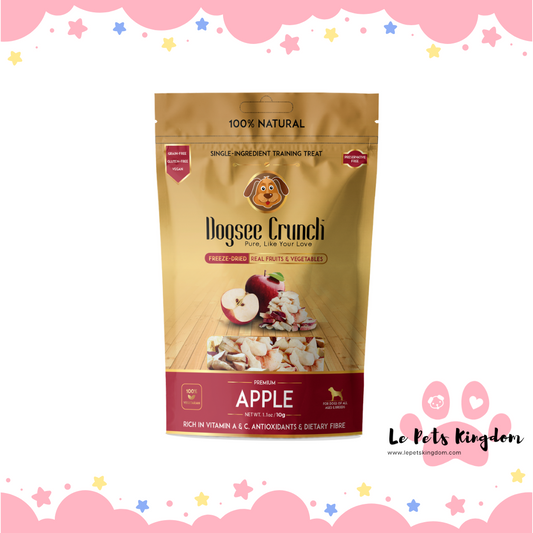 Dogsee Crunch Apple Freeze-Dried Dog Treats 10g