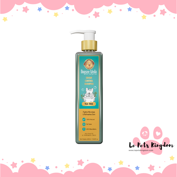 Dogsee Veda Tea Tree Odour Control Dog Shampoo 400ml