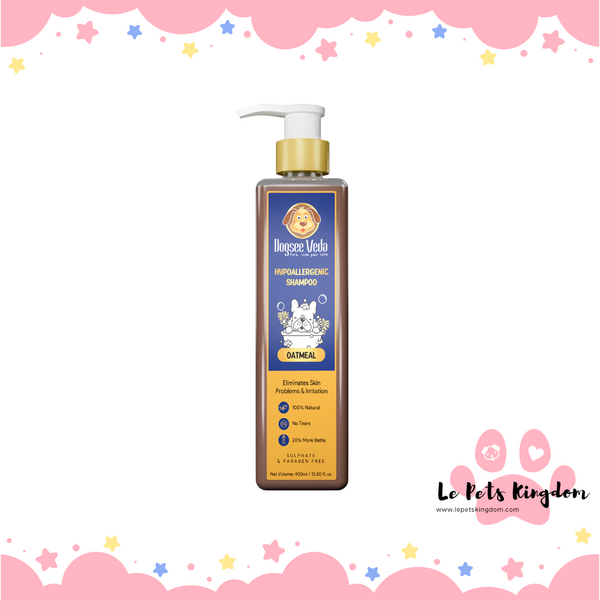 Dogsee Veda Oatmeal Hypoallergenic Dog Shampoo 400ml