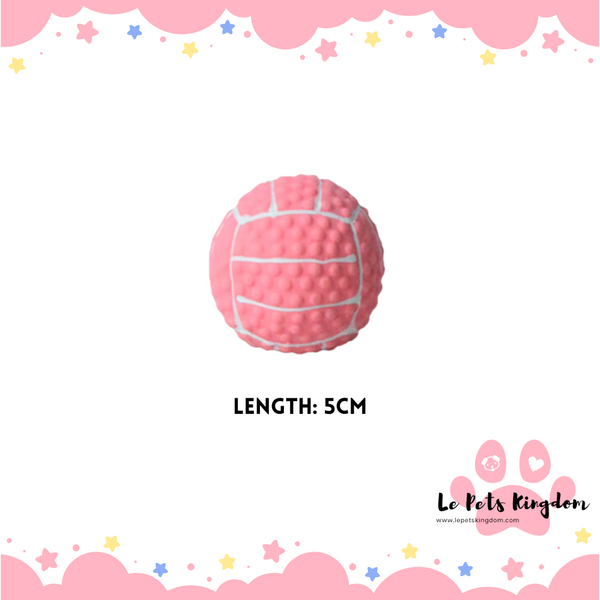 Rubber Teething Squish Ball (Miss Pinky)