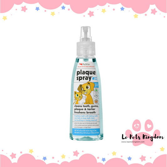 Petkin Plaque Spray For Cats & Dogs 4oz