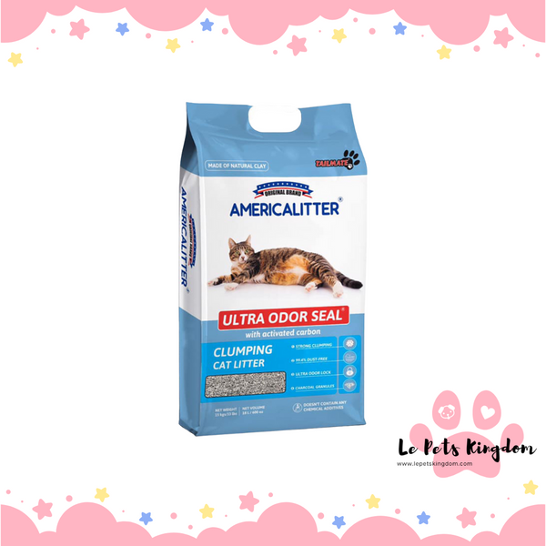 America Litter Ultra ODOUR SEAL Clumping Cat Litter 10L