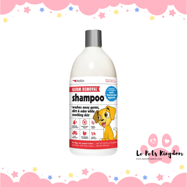 Petkin Germ Removal Shampoo For Cats & Dogs 1L