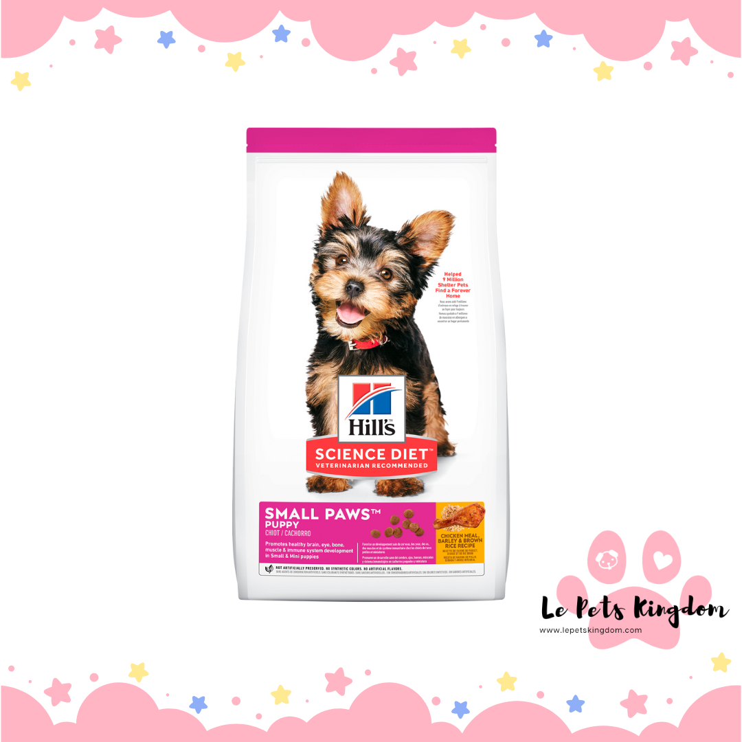 Hills Science Diet Puppy Small Paws Chicken Meal & Barley Dry Dog Food 1.5kg