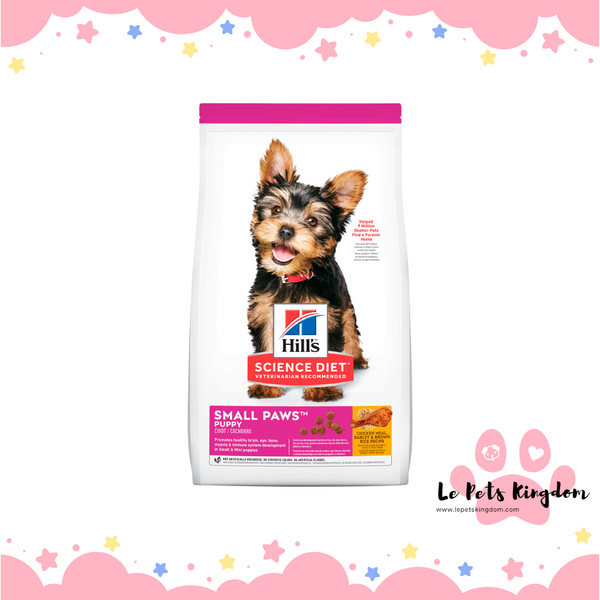 Hills Science Diet Puppy Small Paws Chicken Meal & Barley Dry Dog Food 1.5kg