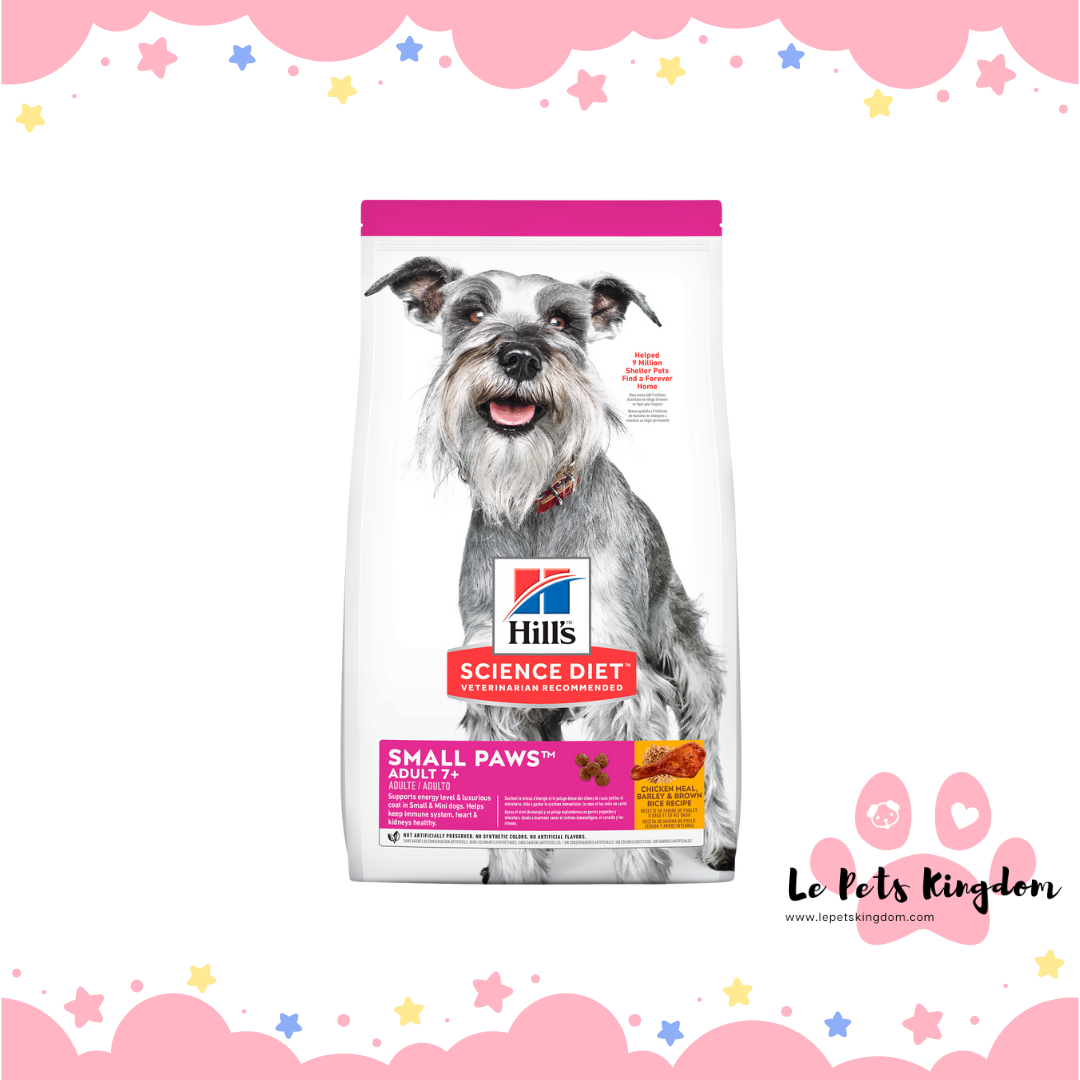 Hills Science Diet Adult 7+ Small Paws Chicken Dry Dog Food