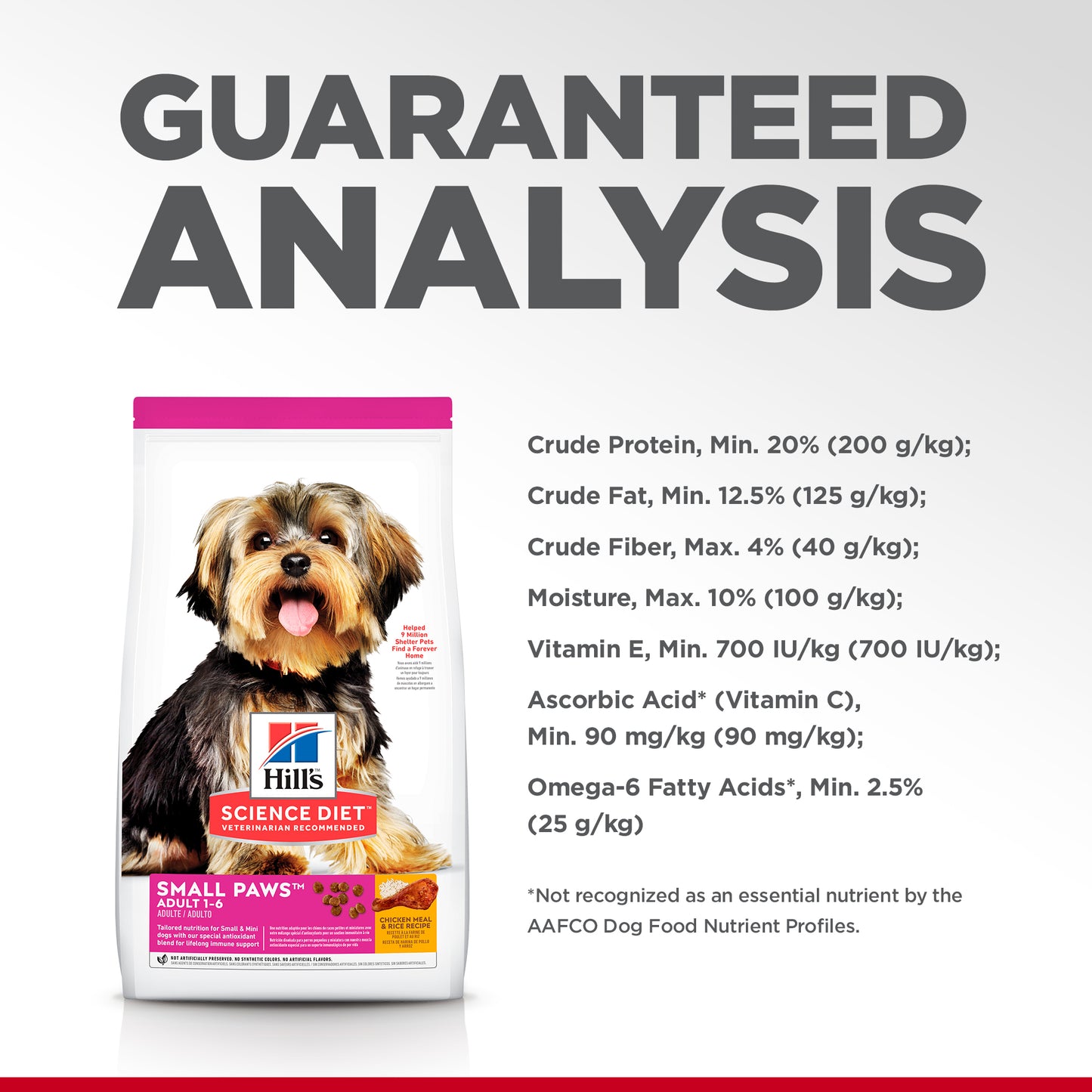 Hills Science Diet Adult Small Paws Chicken Dry Dog Food