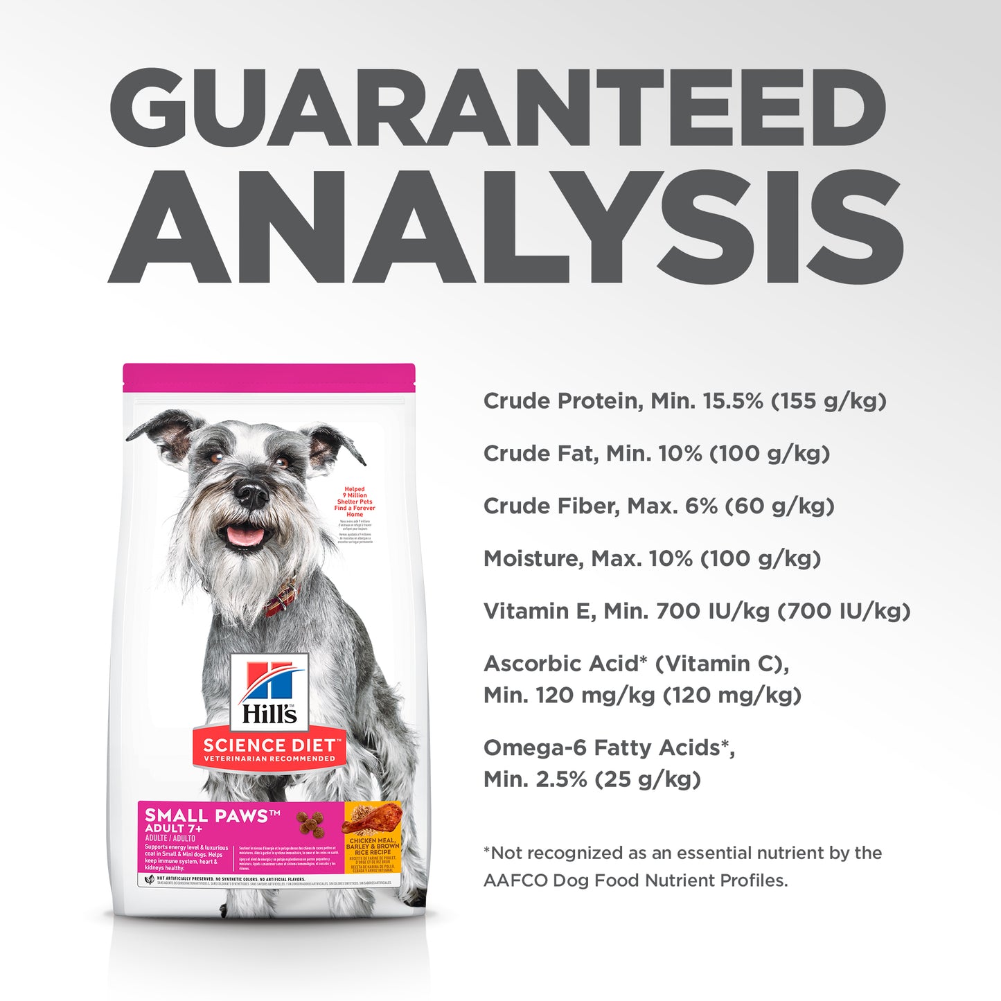 Hills Science Diet Adult 7+ Small Paws Chicken Dry Dog Food