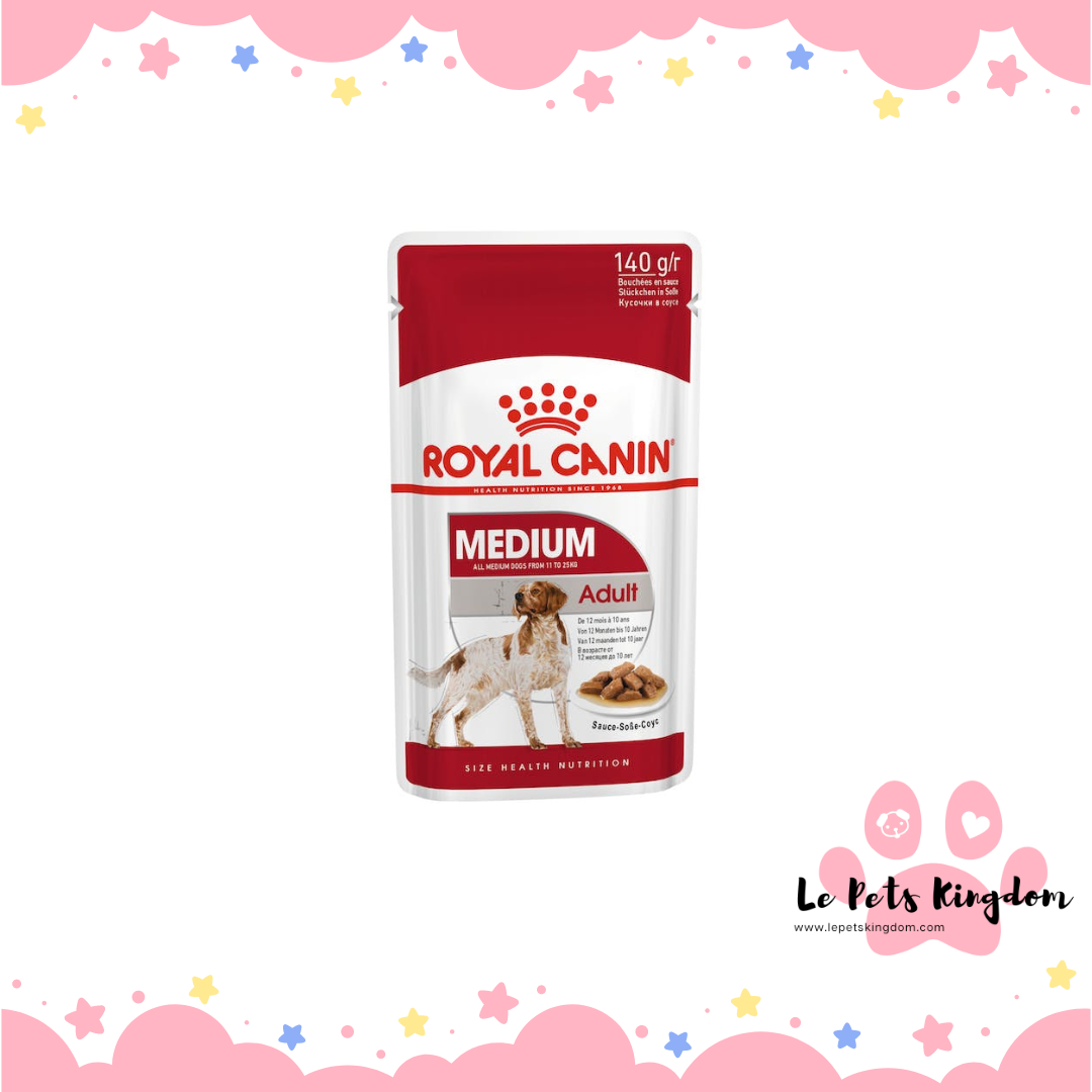 Royal Canin Medium Adult Pouch [10 x 140g]
