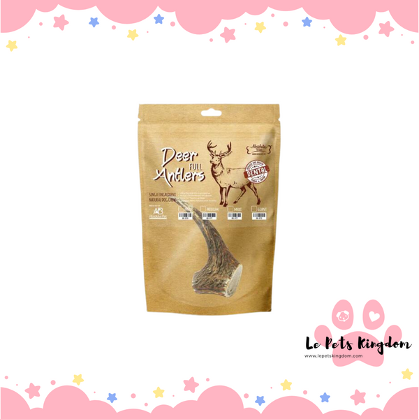 Absolute Bites Whole Deer Antlers Dental Chew