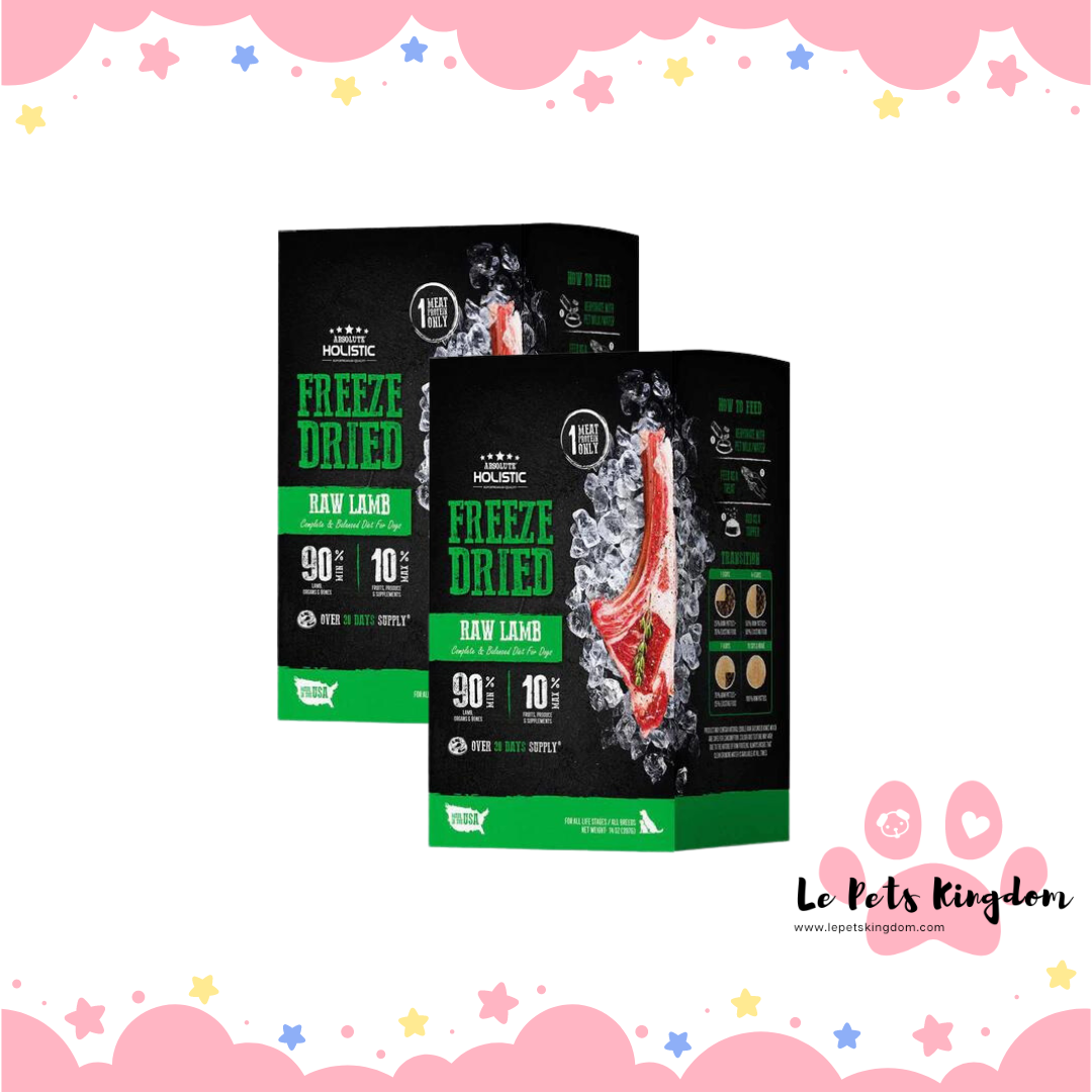 [BUNDLE SALE] Absolute Holistic Patties Lamb Grain-Free Freeze-Dried Dog Food