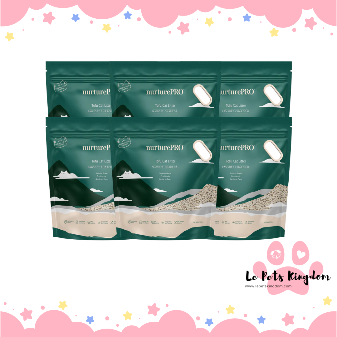 [BUNDLE SALE] NurturePRO Tofu Soya Cat Litter 6L (Charcoal)
