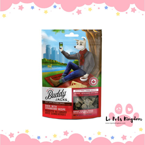 Buddy Jack's Duck With Cranberry Recipe Soft Dog Training Treats 56g