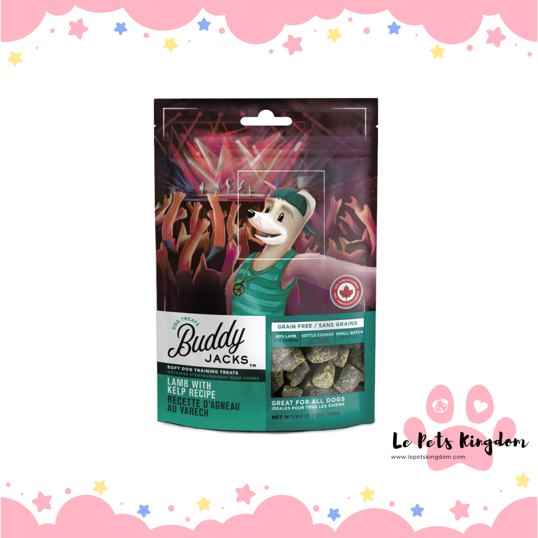 Buddy Jack's Lamb With Kelp Recipe Soft Dog Training Treats 56g