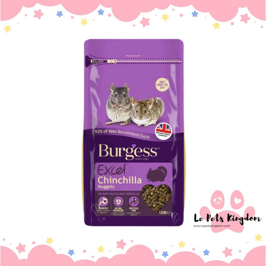 Burgess Excel Nuggets With Mints For Chinchillas 1.5kg