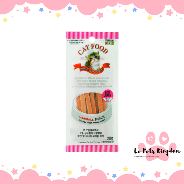 Bow Wow Cat Beef Jerky Slice 20g