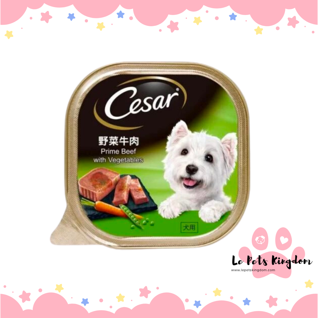 Cesar Prime Beef with Vegetables Dog Wet Food 100g