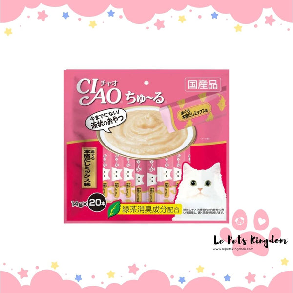 Ciao ChuRu Tuna Japanese Broth Liquid Cat Treats (14g X 20)