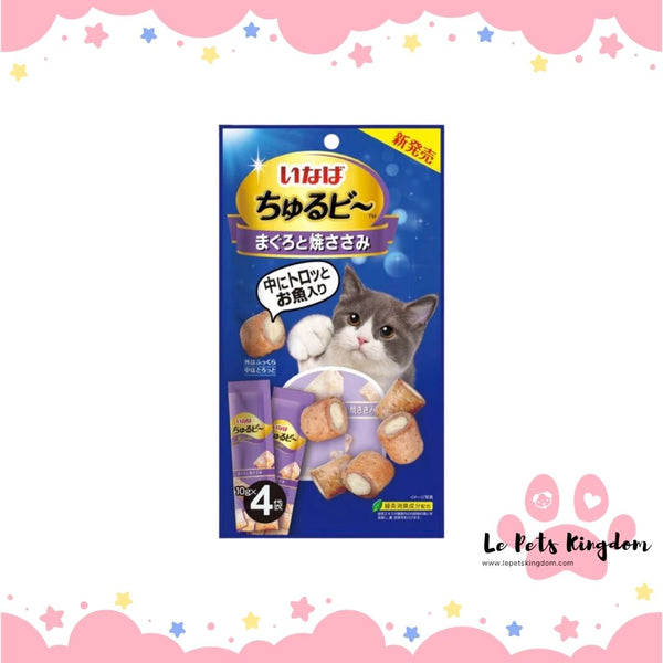 Ciao Churubee Tuna Grilled Chicken & Maguro Creamy Cat Treats 10g x 4