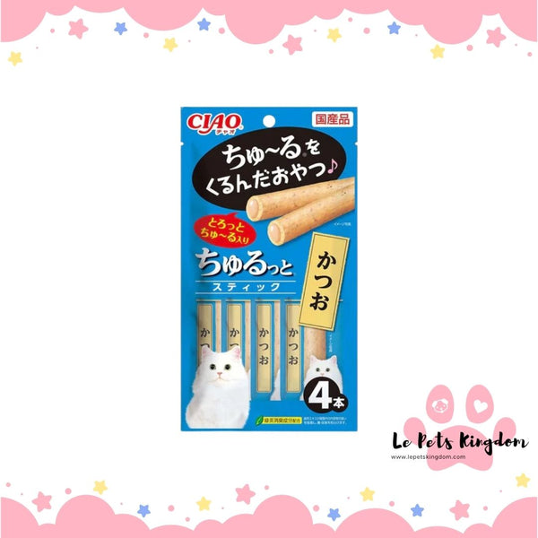Ciao Churutto Tuna Katsuo Liquid Cat Treats (14g X 4)