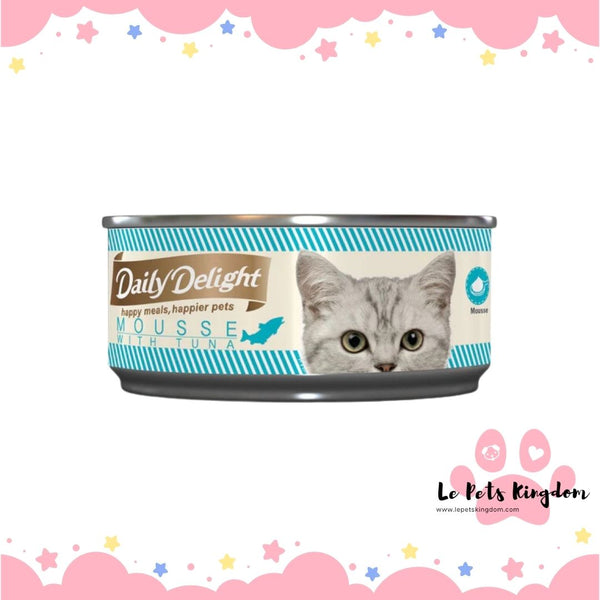 Daily Delight Mousse With Tuna Canned Cat Food 80g