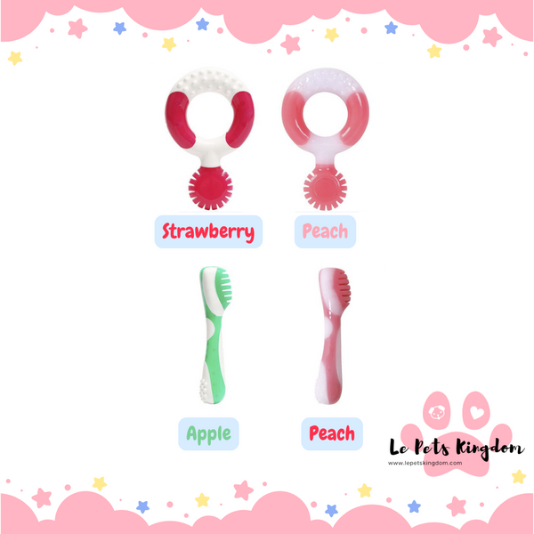 [Doggy Man] Soft Dental Toy (Ring/ Brush)