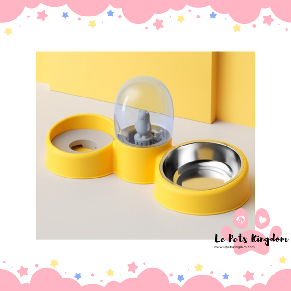 Dome Bear Figure Water/ Feeding Bowl