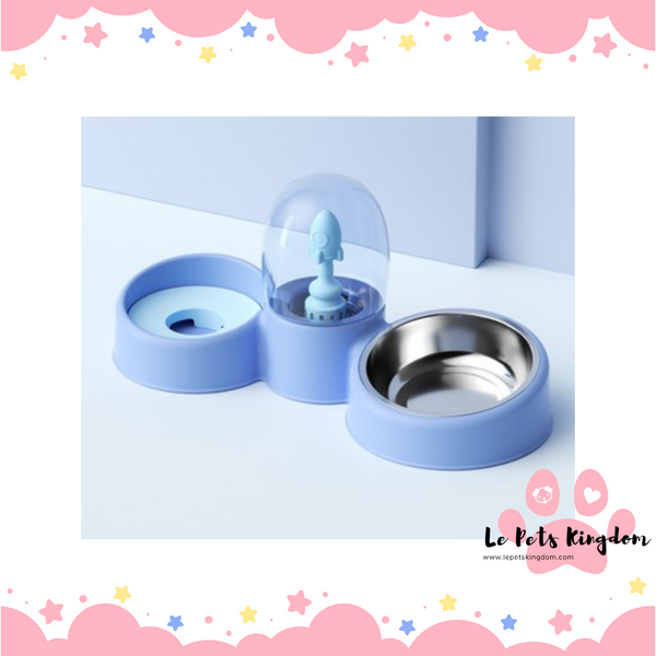 Dome Rocket Figure Water/ Feeding Bowl